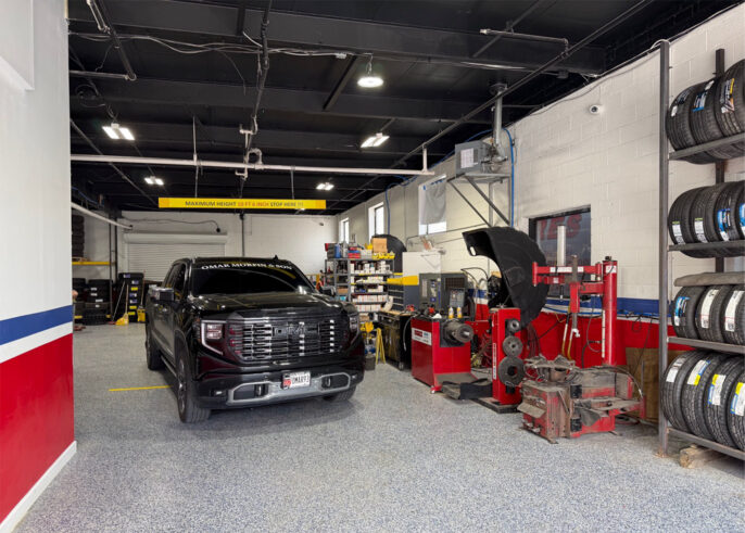 Front Entry of Good Deal Tires and Hydraulics shop