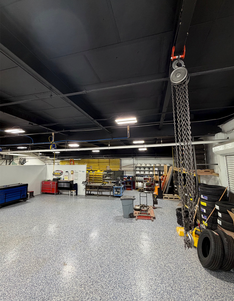 Explore the interior of Good Deal Tires and Hydraulics shop